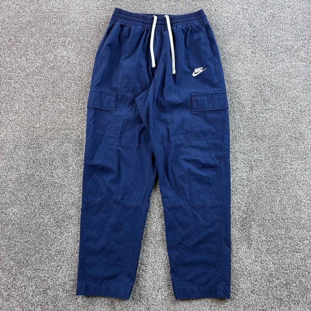 Nike Sportswear Men's S Woven Unlined Utility Cargo Pants Blue DX0613-410
